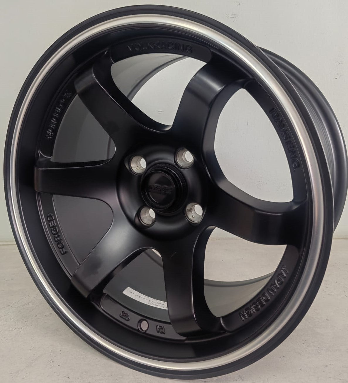 15" KR AS37 8 (15X8.25J/4-100) MATT BLACK ET 20
