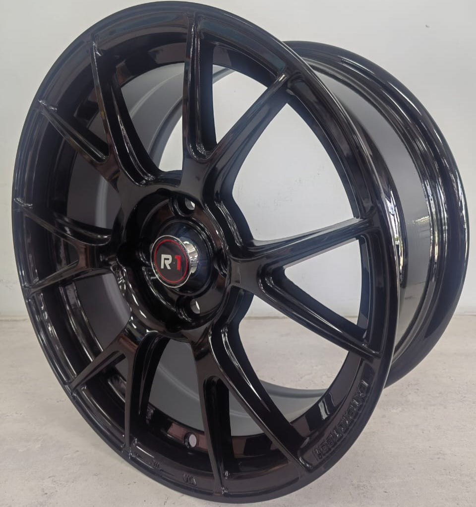 15" KR DX149 (15X7J/4-100) ET38 BLACK