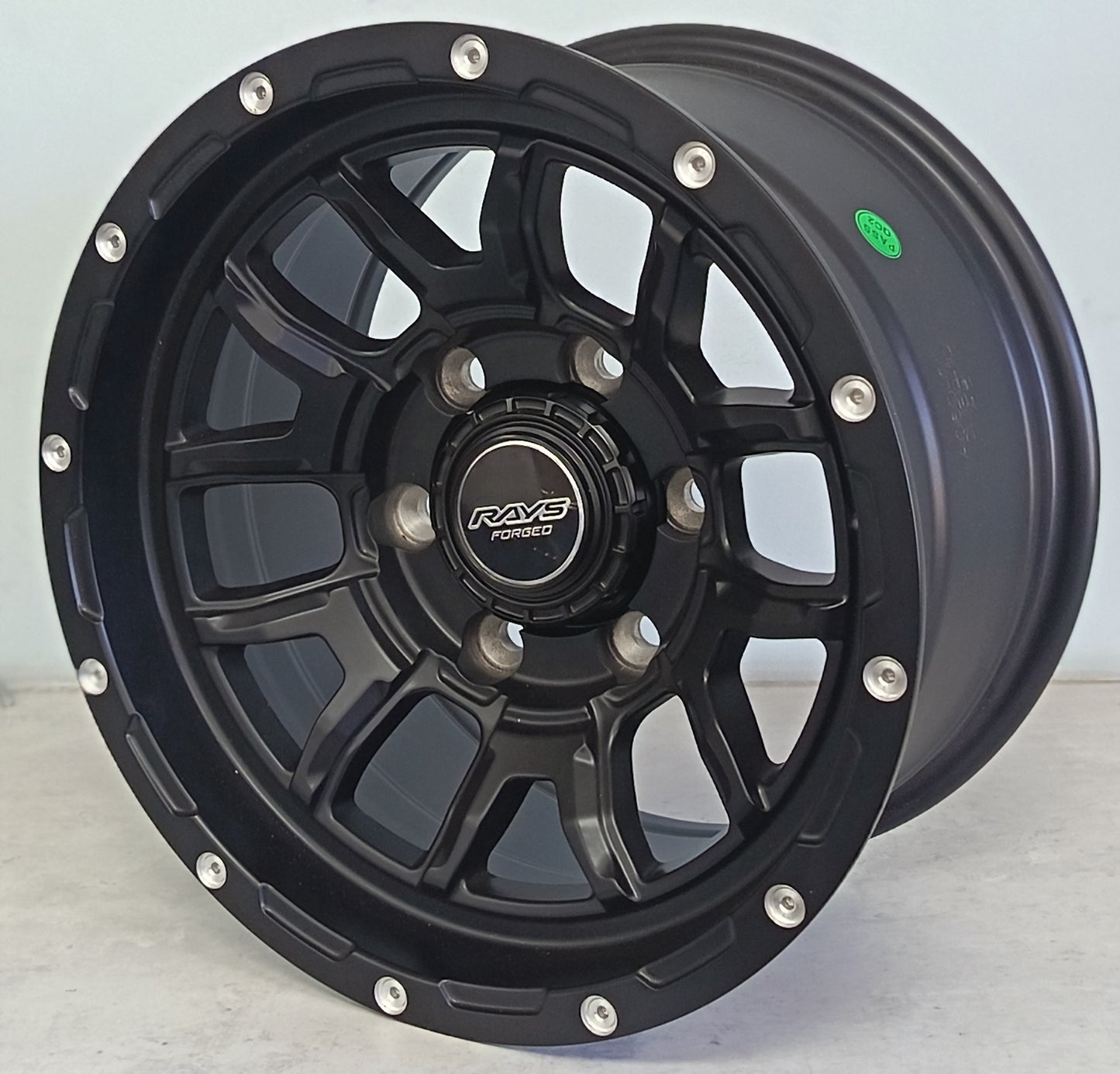 15" KR XPHR001 (15X8.0/6-139) MATTE BLACK