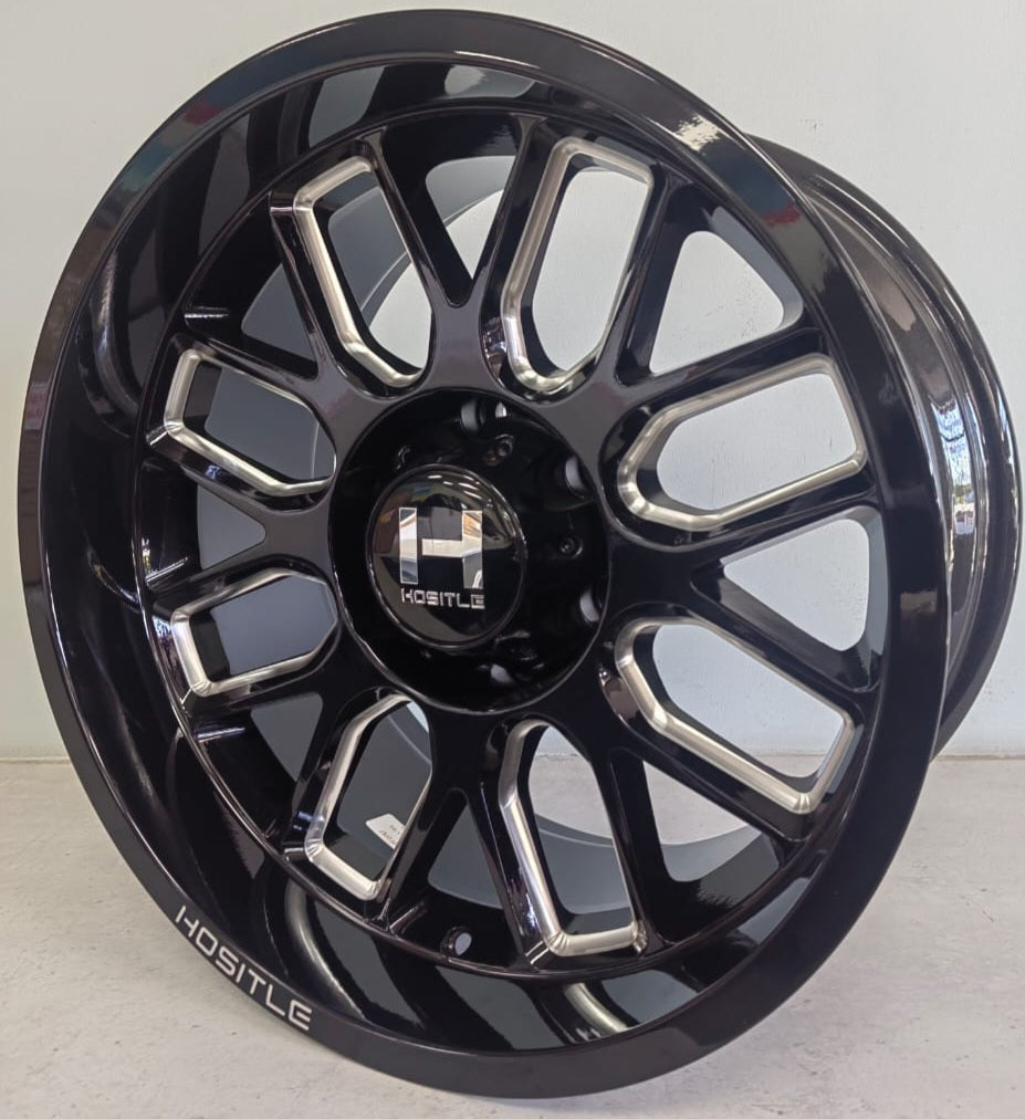18" KR XPF018F (18X9.5/6-139) BLACK MILLING ET -12