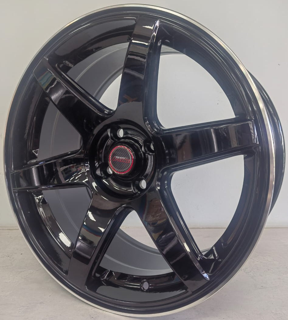 17" ALINE ACID (17X8J/4-100) ET35 SLBLK