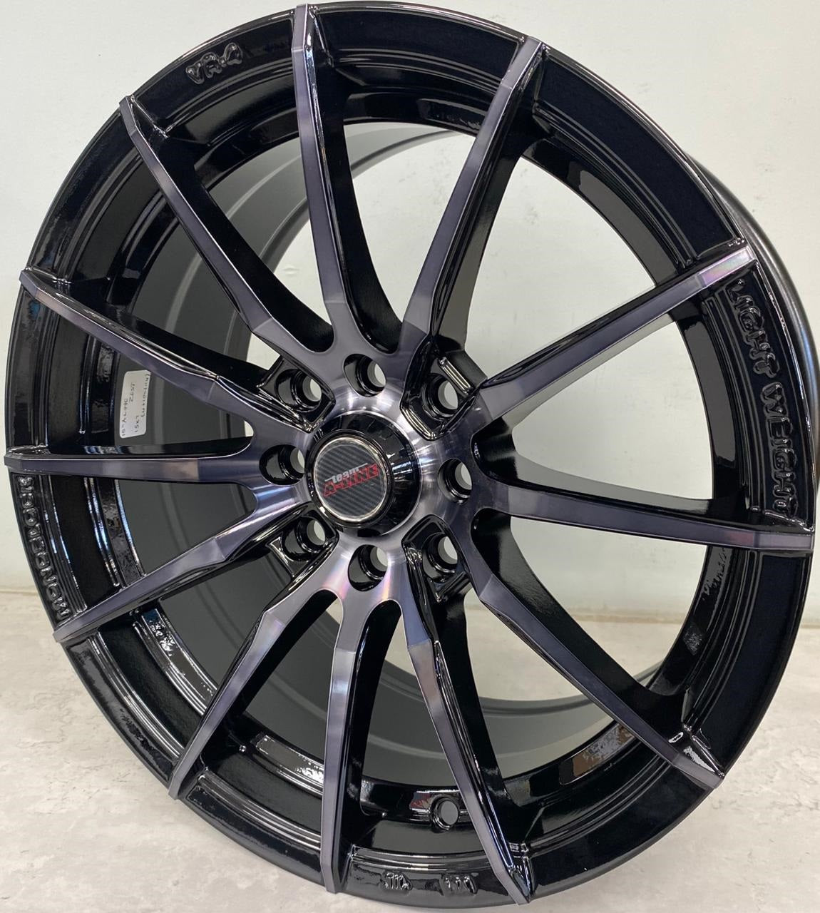 15" ALINE ZEST (15X7J/4-100/114) ET32 BLK DARK TNT