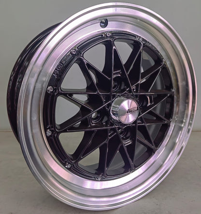 15" NDT OTA085 (15X6.5J/4-100) ET38 BLKML BBS