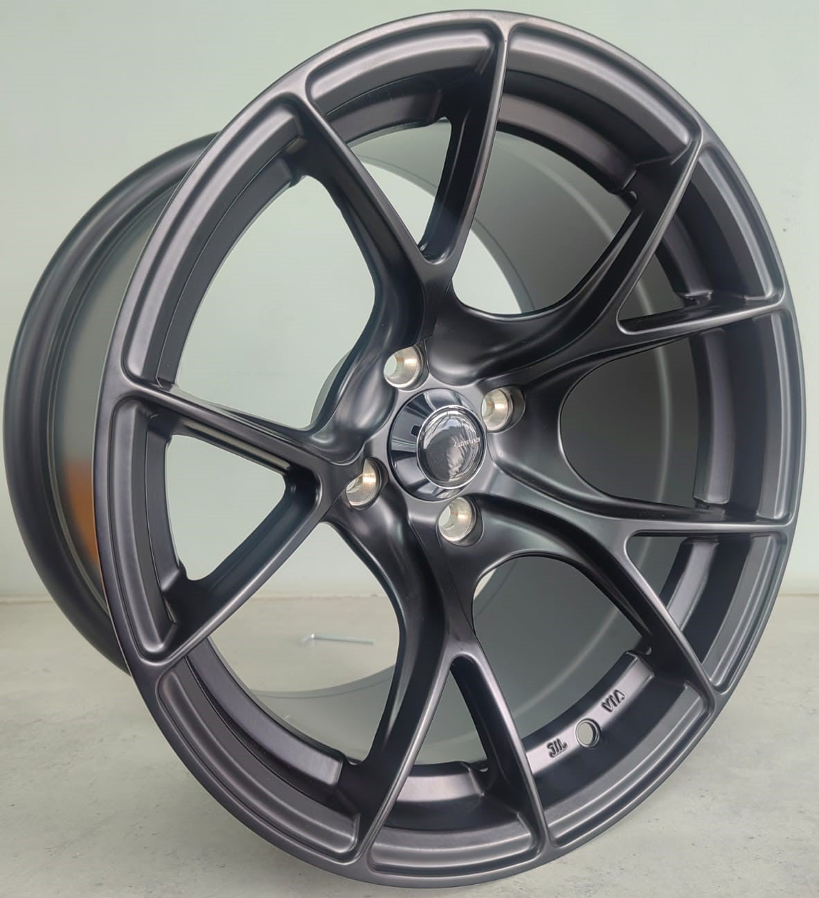 15" KR AS26 B (15X8.25J/4-100) MATT BLACK