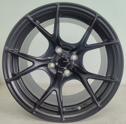 15" KR AS26 B (15X8.25J/4-100) MATT BLACK