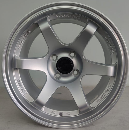 15" KR AS37 7 (15X8.25/4-100) MATT SILVER ET 20