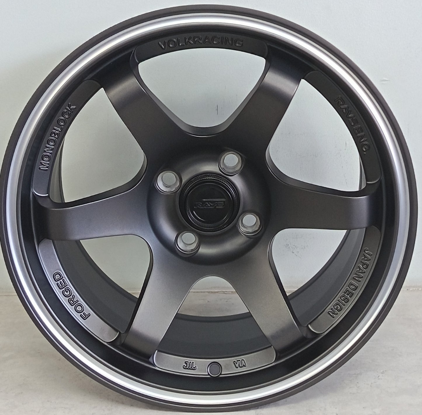 15" KR AS37 9 (15X8.25/4-100) MATT GREY