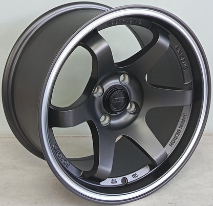 15" KR AS37 9 (15X8.25/4-100) MATT GREY