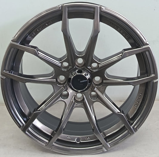15" KR AS545 8 (15X7/4-100/114) HYPER BLACK