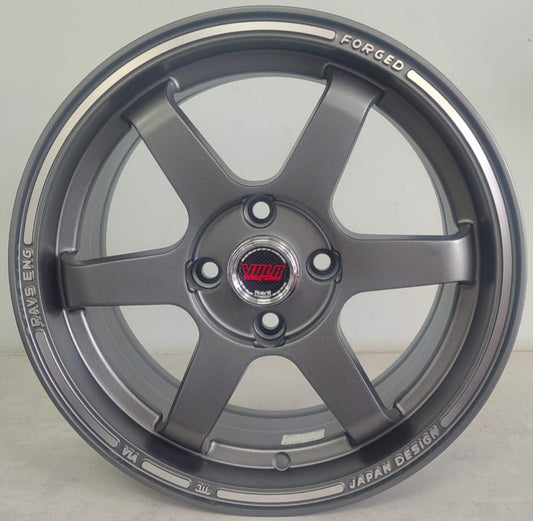 15" KR DX008A (15X6.5J/4-100) ET40  GG+LINE