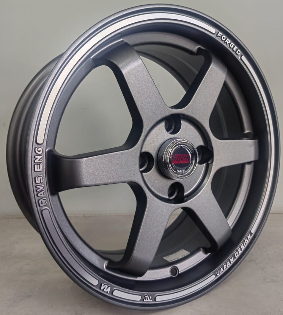 15" KR DX008A (15X6.5J/4-100) ET40  GG+LINE