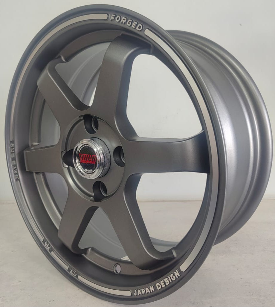 15" KR DX008A (15X6.5J/4-100) ET40  GG+LINE