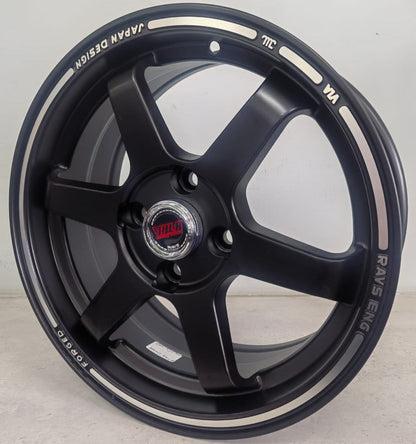 15" KR DX008B (15X6.5J/4-100) ET40  MB+LINE