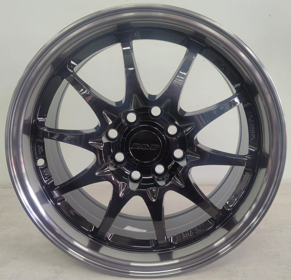 15" KR DX136A (15X7J/4-100/114) ET35  BLACK