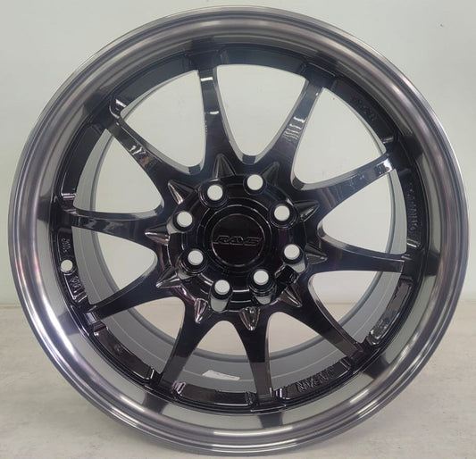 15" KR DX136A (15X7J/4-100/114) ET35  BLACK