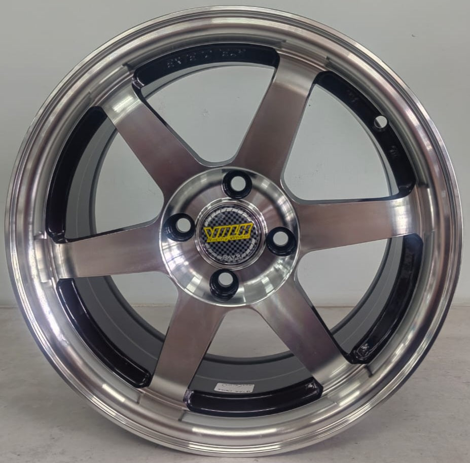 15" KR DX146B (15X7J/4-100) ET38  BLACK+MLIP