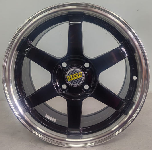 15" KR DX146C (15X7J/4-100) ET38  BLACK+MLIP