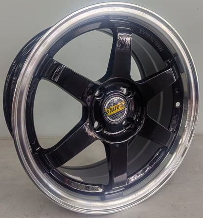 15" KR DX146C (15X7J/4-100) ET38  BLACK+MLIP