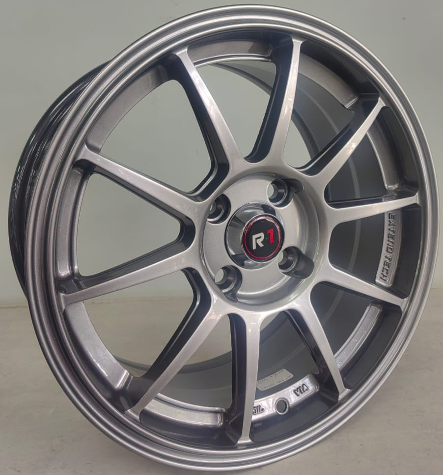 15" KR DX147A (15X7J/4-100) ET38  HYPER BLACK