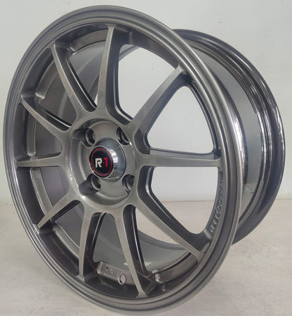 15" KR DX147A (15X7J/4-100) ET38  HYPER BLACK