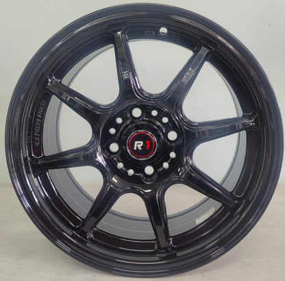 15" KR DX148 (15X7J/4-100) ET38  BLACK
