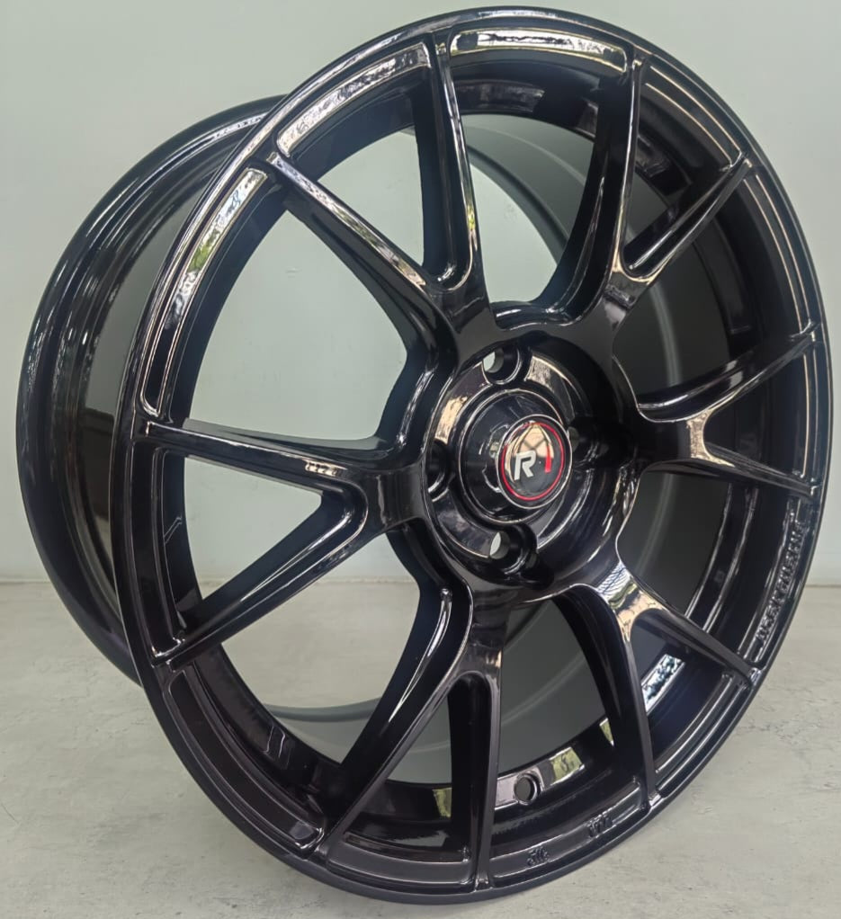 15" KR DX149 (15X7J/4-100) ET38 BLACK