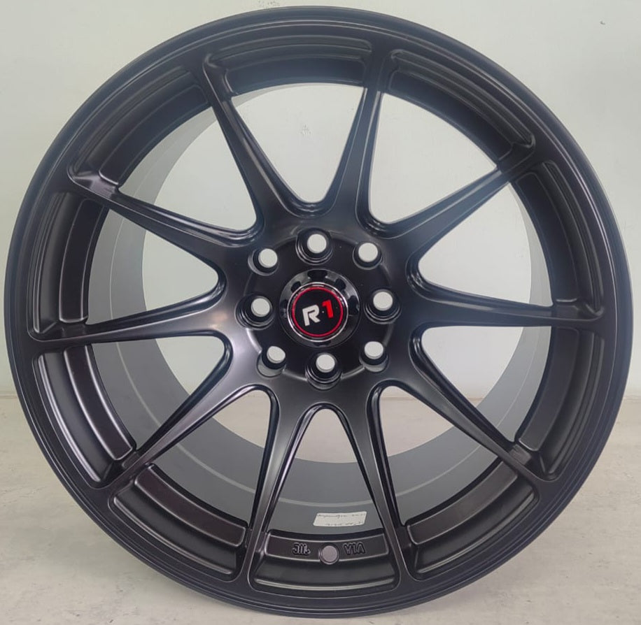 15" KR DX616 B (15x8.25J/4-100/114) ET 0  MATT BLK