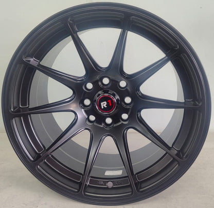 15" KR DX616 B (15x8.25J/4-100/114) ET 0  MATT BLK