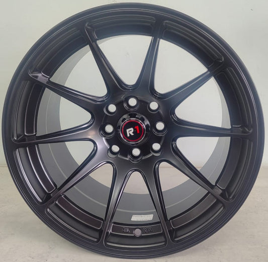 15" KR DX616 B (15x8.25J/4-100/114) ET 0  MATT BLK