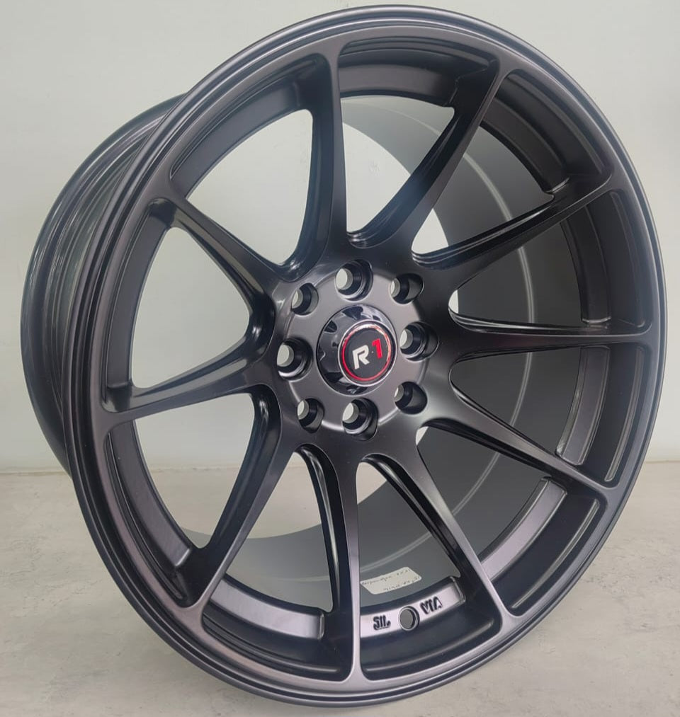 15" KR DX616 B (15x8.25J/4-100/114) ET 0  MATT BLK