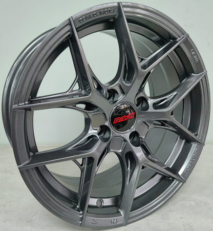 15" KR JT210-5 (15X7J/4-100) ET35 DARK GUNMET