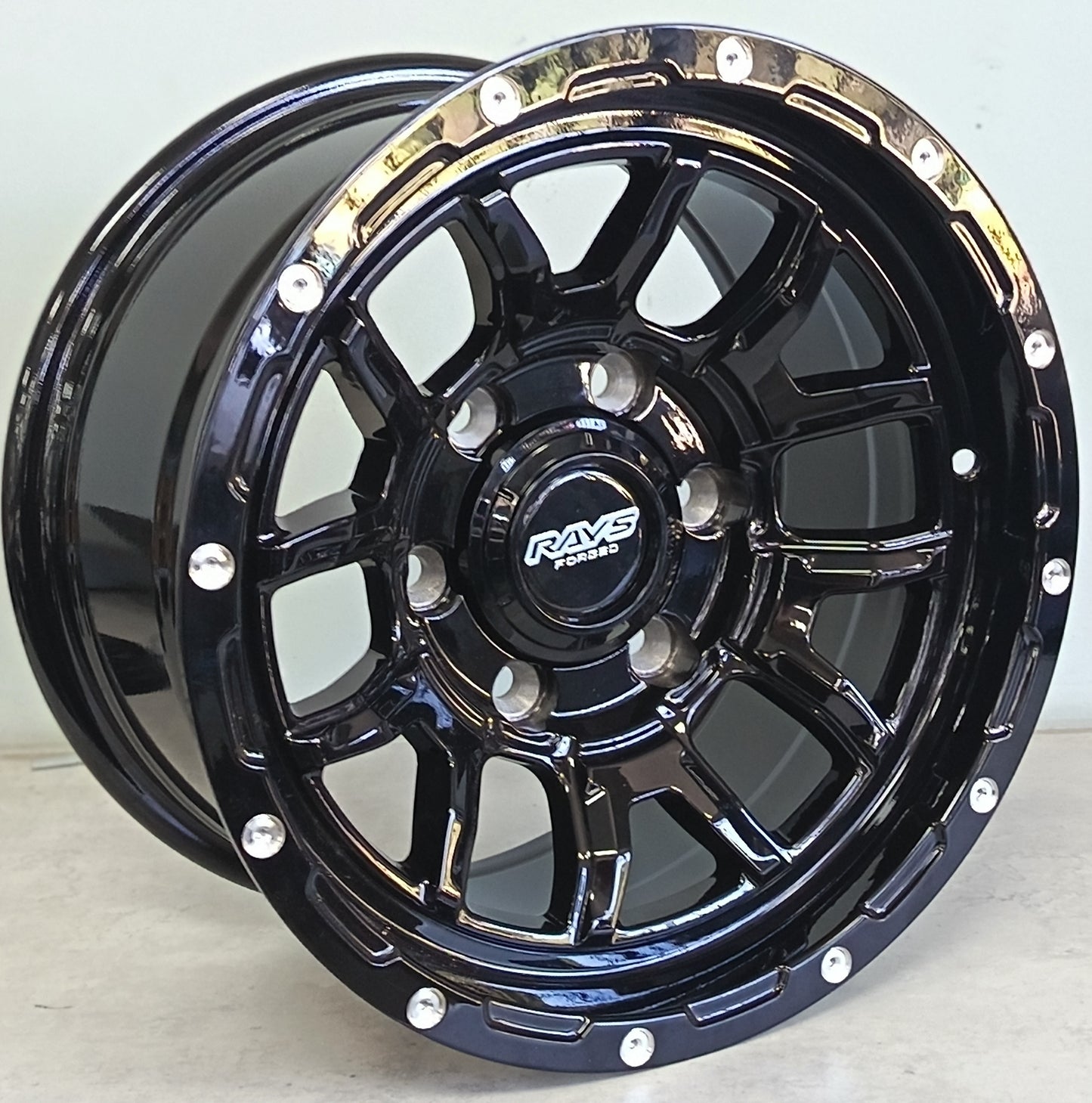 15" KR XPHR001 (15X8.0J/6-139) BLACK