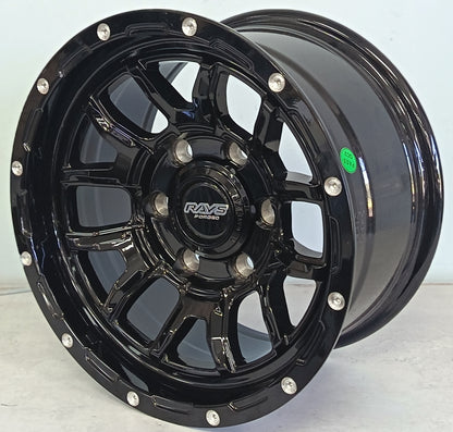 15" KR XPHR001 (15X8.0J/6-139) BLACK