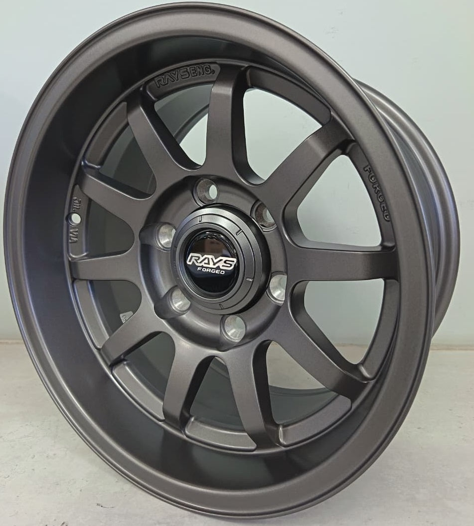 15" KR XPHR002 B1 (15X8/6-139) MATT CRAY/GUN ET0