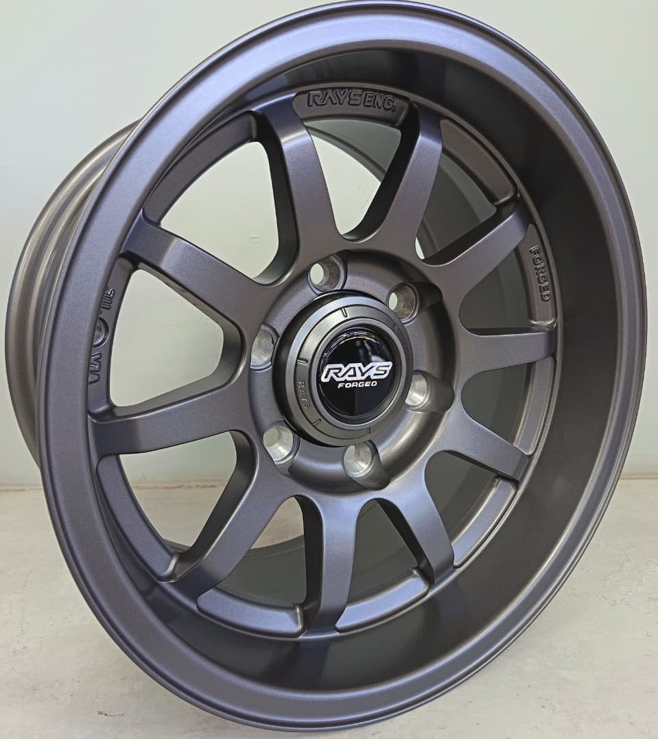 15" KR XPHR002 B1 (15X8/6-139) MATT CRAY/GUN ET0