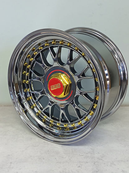15" KR YKW5031 8 (15X8/5-100/114) BLK CHR BBS