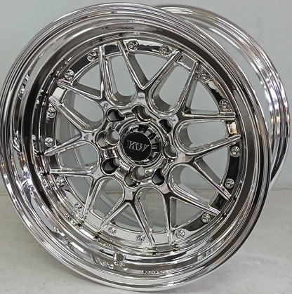 15" KR YKW5039 7/8 (15X8/9/4-100/114) CHROME NW