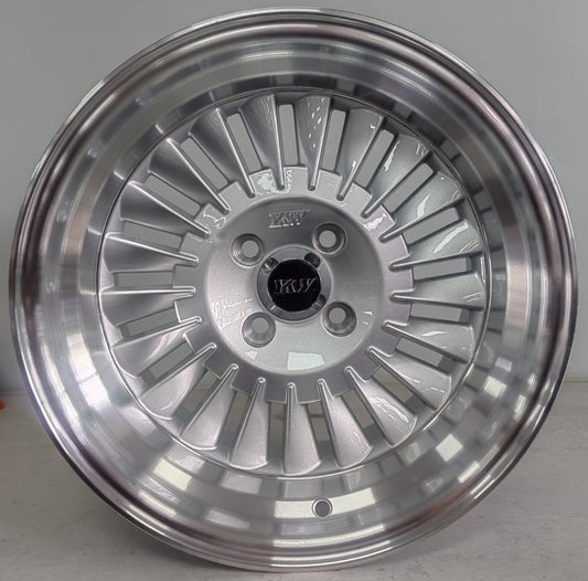 15" KR YKW5209 H (15X8.25/4-100) SLIVER