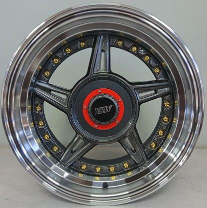 15" KR YKW5663 3 (15X8.25/4-100/114) ET15 GL+GO