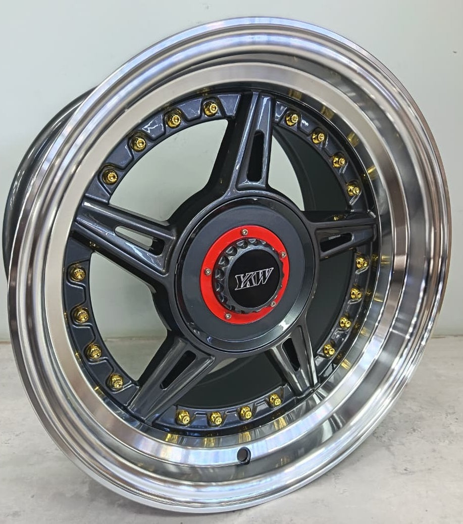 15" KR YKW5663 3 (15X8.25/4-100/114) ET15 GL+GO