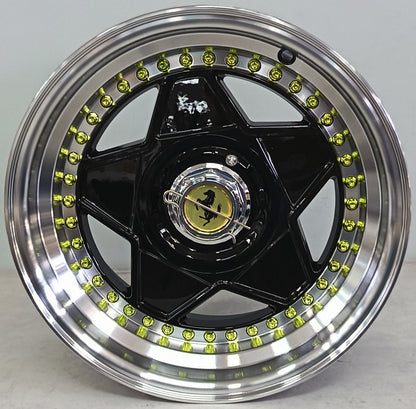 15" KR YKW5702 D (15X8.25/4-100/5-100) BL+GO