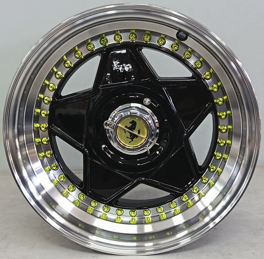 15" KR YKW5702 D (15X8.25/4-100/5-100) BL+GO