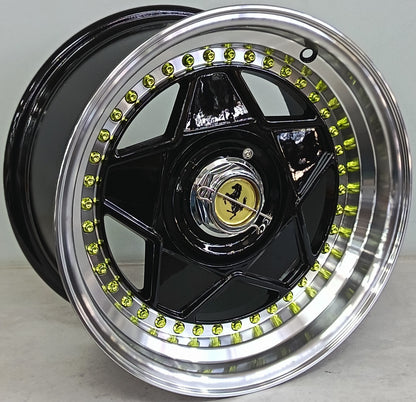 15" KR YKW5702 D (15X8.25/4-100/5-100) BL+GO