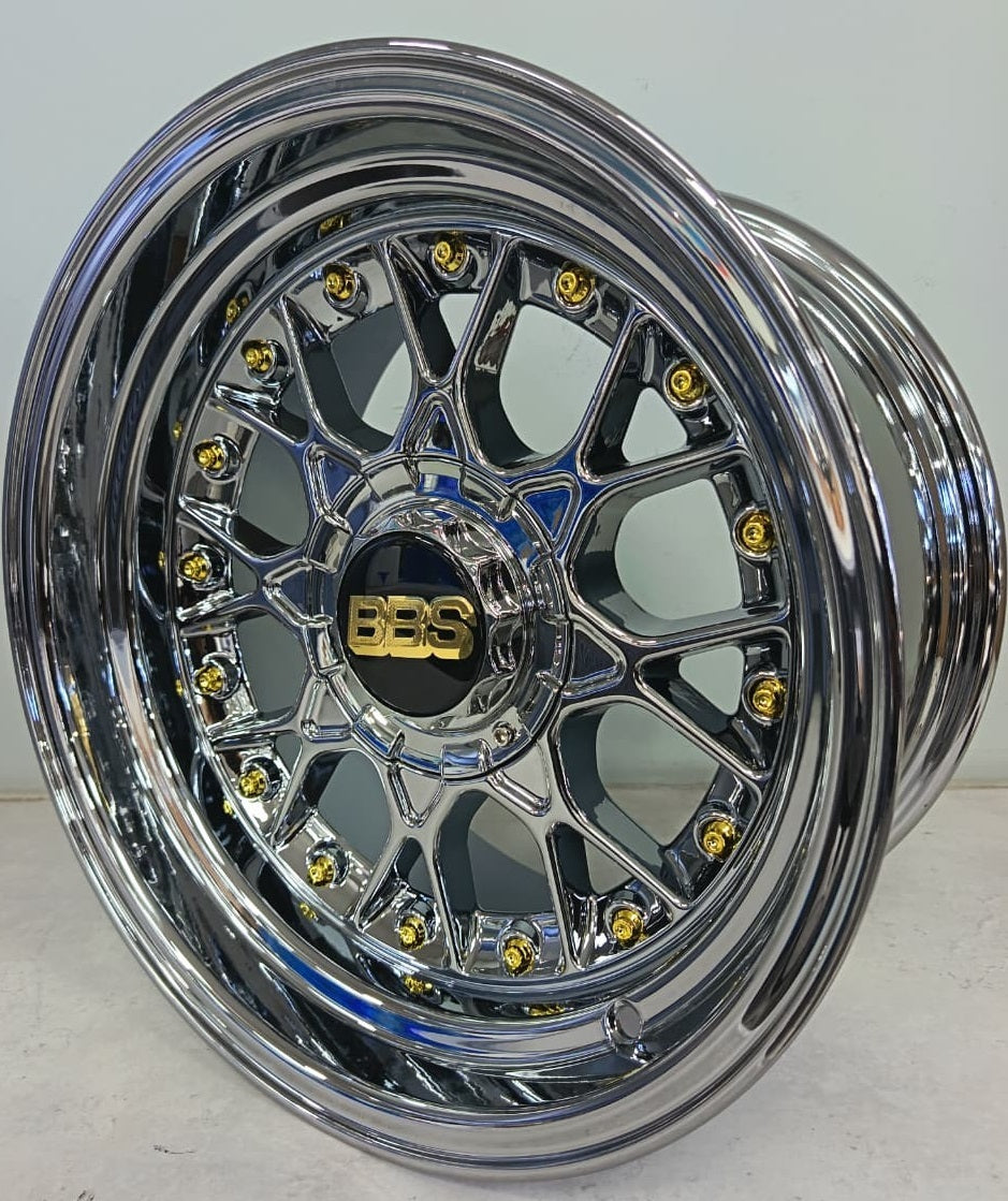 15" KR YKW5703 13 (15X8/4-100/114) BL CHROME