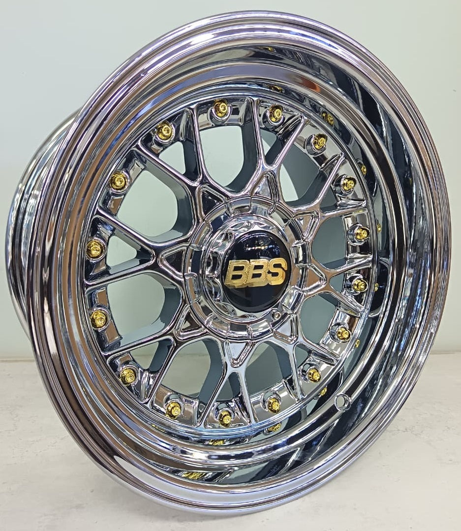 15" KR YKW5703 13 (15X8/4-100/114) BL CHROME