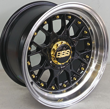 15" KR YKW5703 2 (15X8/4-100/114) BL+GO