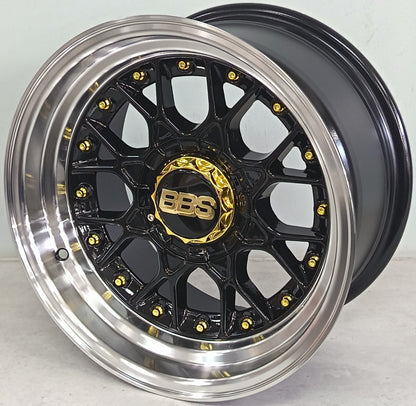 15" KR YKW5703 2 (15X8/4-100/114) BL+GO