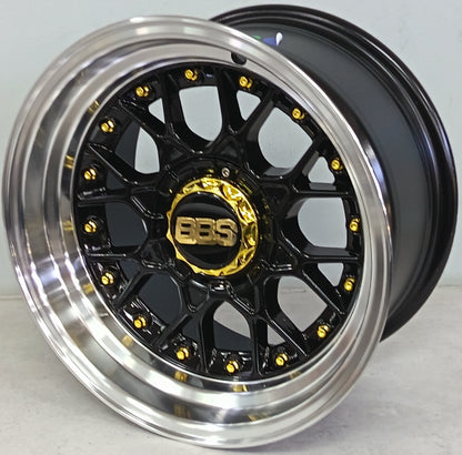 15" KR YKW5703 C (15X8/4-100/5-100) BL+GO