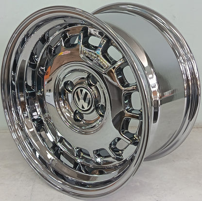 15" KR YKW5890 T (15X8.25/4-100) BL CHROME