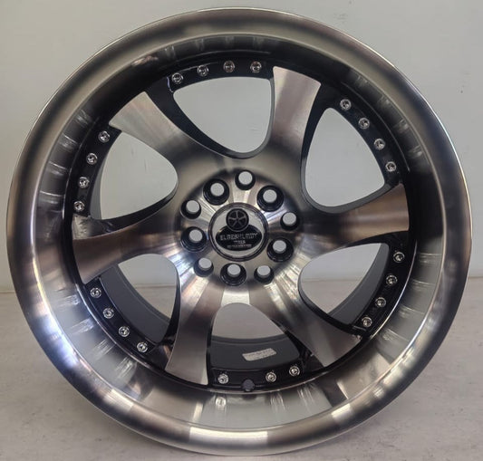 16" KR 501B (16X8.5J/5-100/114) ET25  BM+RIVETS